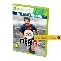 FIFA 13 Ultimate Edition (Обложка с Месси) (Xbox 360, б/у, рус., множ.царап., уст. на 100%)