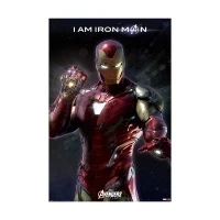 Постер Maxi Avengers: Endgame (I Am Iron Man) PP34542
