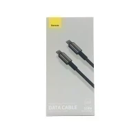 Кабель Baseus Tungsten Gold Fast Charging Data Cable Type-C - Type-C 100W 2m Black CATWJ-A01