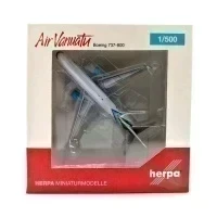 Модель самолета Herpa Wings 524346 Air Vanuatu Boeing Airplane 737-800 YJ-AV1 1:500