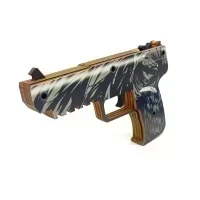Деревянный пистолет Файв Севен Призрак (резинкострел) Mod.2 EcoToys