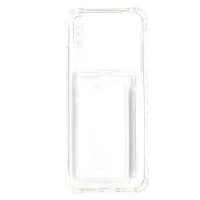 Чехол для Apple iPhone XS Max накладка/визитница Creative Case (прозрачный)