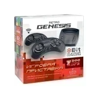 Игровая приставка Retro Genesis 8 Bit Junior Wireless + 300 игр (2 беспроводных джойстика)