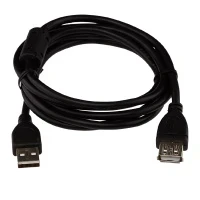 Кабель-удлинитель USB Am-Af, 1.5 м (Черный)