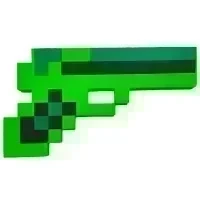 Игрушка Майнкрафт пистолет зеленый