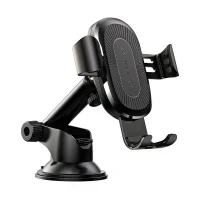 Автомобильный держатель с беспроводной зарядкой Baseus Gravity Car Mount 10W WXYL-A01 (Black)