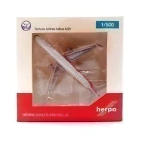 Модель самолета Herpa Wings 524964 Sichuan Airlines Airbus A321 B-9967 1:500