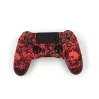 Геймпад беспроводной Soft Crazy RED SKULL Custom Modded Controller для PS4 (б/у)