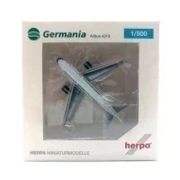 Модель самолета Herpa Wings 518703-001 Germania Airbus A319 D-ASTC 1:500