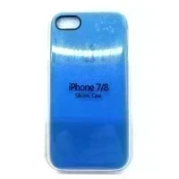 Чехол силиконовый для iPhone 7/8 (Голубой)