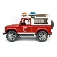 Пожарный автомобиль Bruder Внедорожник Land Rover Defender Station Wagon (02-596) 1:16 28 см, Уценка