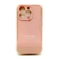 Чехол для Apple iPhone 14 Pro накладка/силикон Silicone Case (светло-розовый)