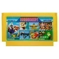 Картридж 8-bit 9999999 в 1 S.MARIO|GALAXIAN|DUCK HUNT|OLYMPIC 2000|CLAY SHOTTING|FIFA … (KD-6037-A)