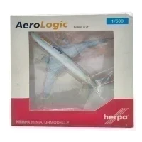 Модель самолета Herpa Wings 506960-001 AeroLogic Boeing 777F D-AALG 1:500