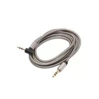 Кабель AUX JD346 1М (металлическая оплетка) DREAM (черный)