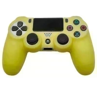 Чехол для геймпада силиконовый Dualshock 4 Желтый