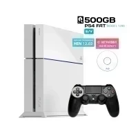 SONY Playstation 4 (PS4) White 500 Gb Model 1200 Hen 12.02 + BD-R ключ. С играми (б/у)