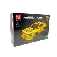 Конструктор Mould King Pull Back Car YellowBuilding Brick (Model 736 деталей) 15081