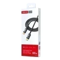 Кабель Tranyoo Type-C/Type-C CC-4 100W 2m (Black)