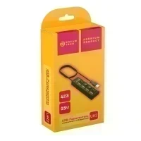 Разветвитель USB (Hub) DREAM (UH2), 4 порта USB 2.0 с выключателями (1м)