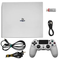 Игровая приставка SONY Playstation 4 Pro Белая (PS4 Pro) 1Tb CUH 7100 13.52 С играми (б/у)