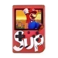 Портативная игровая приставка 8-Bit SUP Game Box 400 в 1 (красный)