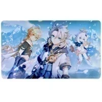 Коврик для мыши 40*70 см Genshin Impact Desk Mat Shadows Amidst Snowstorms