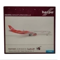 Модель самолета Herpa Wings 507998 Qatar Airways Airbus A330-300 "Asian Games No.3" 1:500