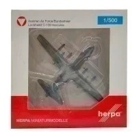 Модель самолета Herpa Wings 526784 Austrian Air Force/Bundesheer Lockheed C-130 8T-CA 1:500