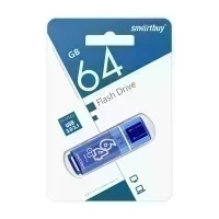 Флэш накопитель USB 3.0 64 GB GLOSSY Smartbuy (Blue)