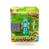 Фигурка с аксессуарами Minecraft Steve with Diamond Armor (Стив в алмазной броне) Series 2