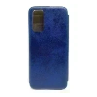 Чехол для Huawei Honor 30 книжка с магнитом кожа визитница (темно-синий)
