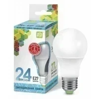 Лампа светодиодная ASD LED-A65-standard 24Вт 230В Е27 4000К 2160Лм