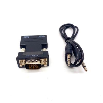 Переходник HDMI (m) - VGA (m) аудио Jack 3.5 мм AD41