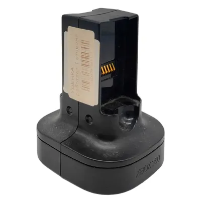 Зарядное устройство Microsoft Xbox 360 Quick Charge Kit Black (б/у, работает только одна сторона)