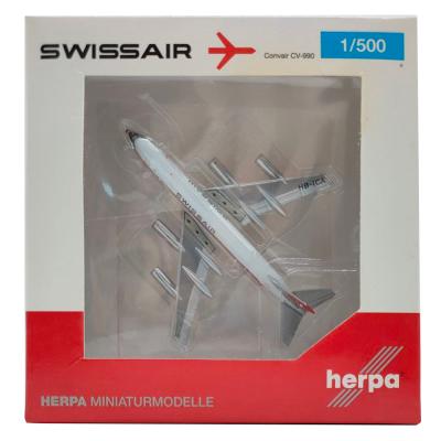 Модель самолета Herpa Wings 524599 Swissair Convair CV-990 HB-ICA 1:500
