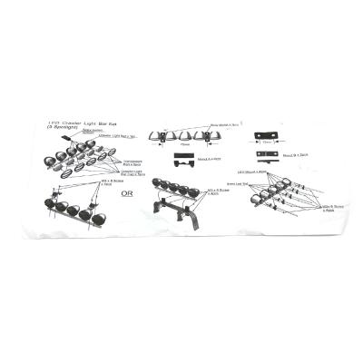 Подсветка GTP-122 LED Crawler Light Bar Set (Electrolate)