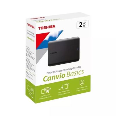 Внешний жесткий диск HDD 2.5" USB 3.0 2000Gb Toshiba Canvio Basics HDTB520EK3AA (Черный)