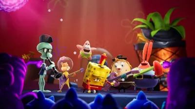 SpongeBob SquarePants. The Cosmic Shake (Nintendo Switch, б/у, рус.)