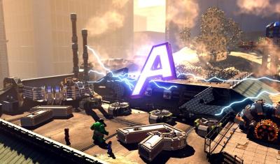 LEGO Marvel Super Heroes (PS3, б/у, рус., без обложки, множ.царап., устанавливается на 100%)