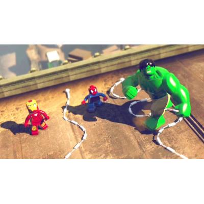 LEGO Marvel Мстители (Xbox 360, б/у, рус., без обложки, множ.царап.,устанавливается на 100%)