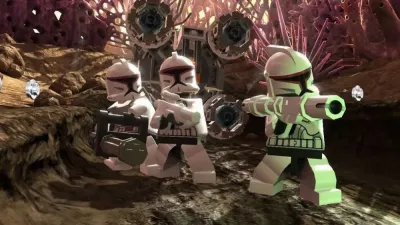 Lego Star Wars III The Clone Wars (Xbox 360/One/Series, б/у, без обложки, множ.царап., уст. на 100%)