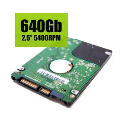Жесткий диск HDD 2,5" 640 GB 5400 RPM б/у