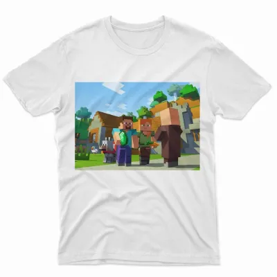 Футболка унисекс Minecraft (2) (размер 38) Amazingame