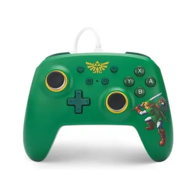 Геймпад проводной PowerA The Legend of Zelda Wired для Nintendo Switch (Green)