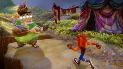 Crash Bandicoot N. Sane Trilogy (Nintendo Switch, б/у)