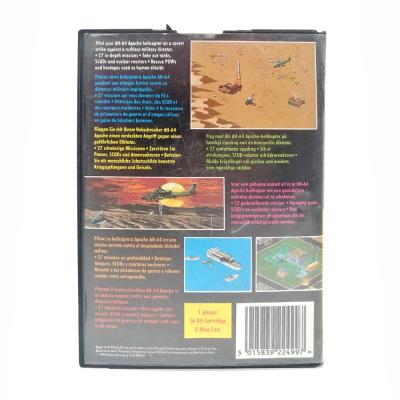 Картридж Genesis Air Force Desert Strike (б/у) в боксе с инструкцией
