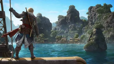 Assassins Creed Black Flag Resynced (PS5, б/у, субтитры на русском языке)