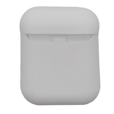 Чехол для Apple Airpods силиконовый (белый) цвет №12