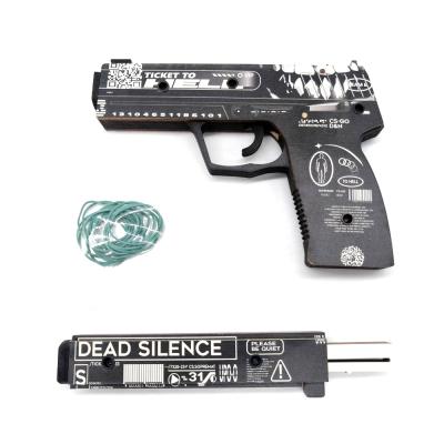 Деревянный пистолет ЮСП Билет в Ад (резинкострел) Mod.2 EcoToys